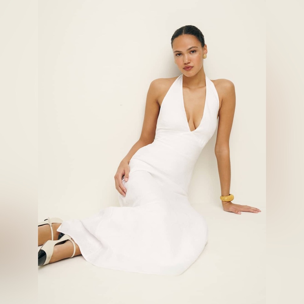 Reformation White Maxi Dress